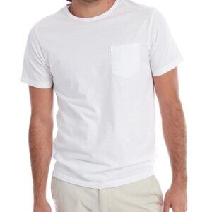 PX Mens White T-Shirt with Pocket Lightweight Minimalist shirt layering